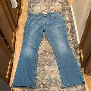 Y2K silver Label Levi's Blue Flare Wide Leg Jeans